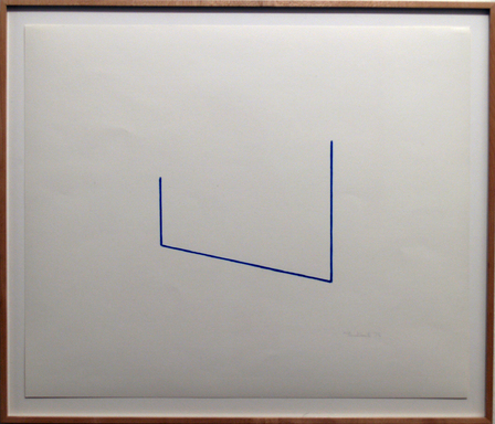 Fred Sandback Untitled