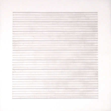 Agnes Martin Untitled IX