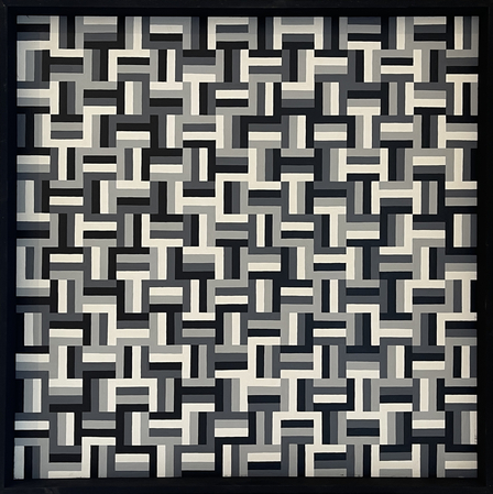 Bernhard Sandfort Zufallsgeflecht Horizontal – Vertikal