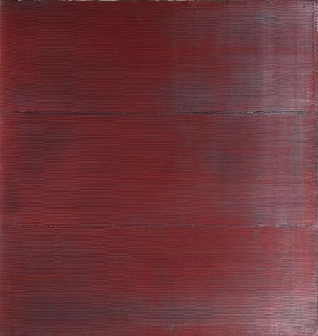 Rolf Rose Struktur in Dunkelrot