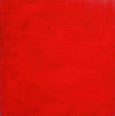 Rolf Rose Untitled (Rot auf Blau)