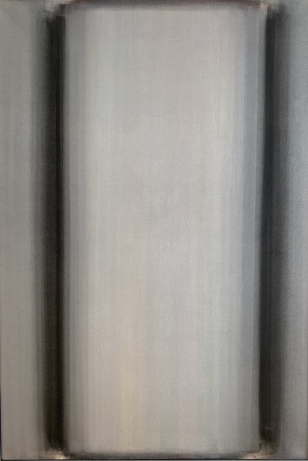 Lothar Quinte Tranparent Weiss über farbigem Grau