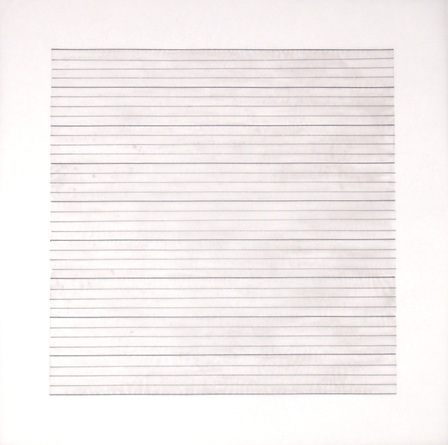 Agnes Martin Untitled IX