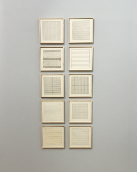 Agnes Martin Untitled (complete Serie)
